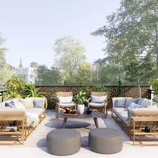 white and brown living room set related to Cozy Up Your Outdoor Space with the Best Chimineas for Sale