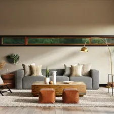 white and brown living room set related to Elevate Your Living Room with Swag Valances