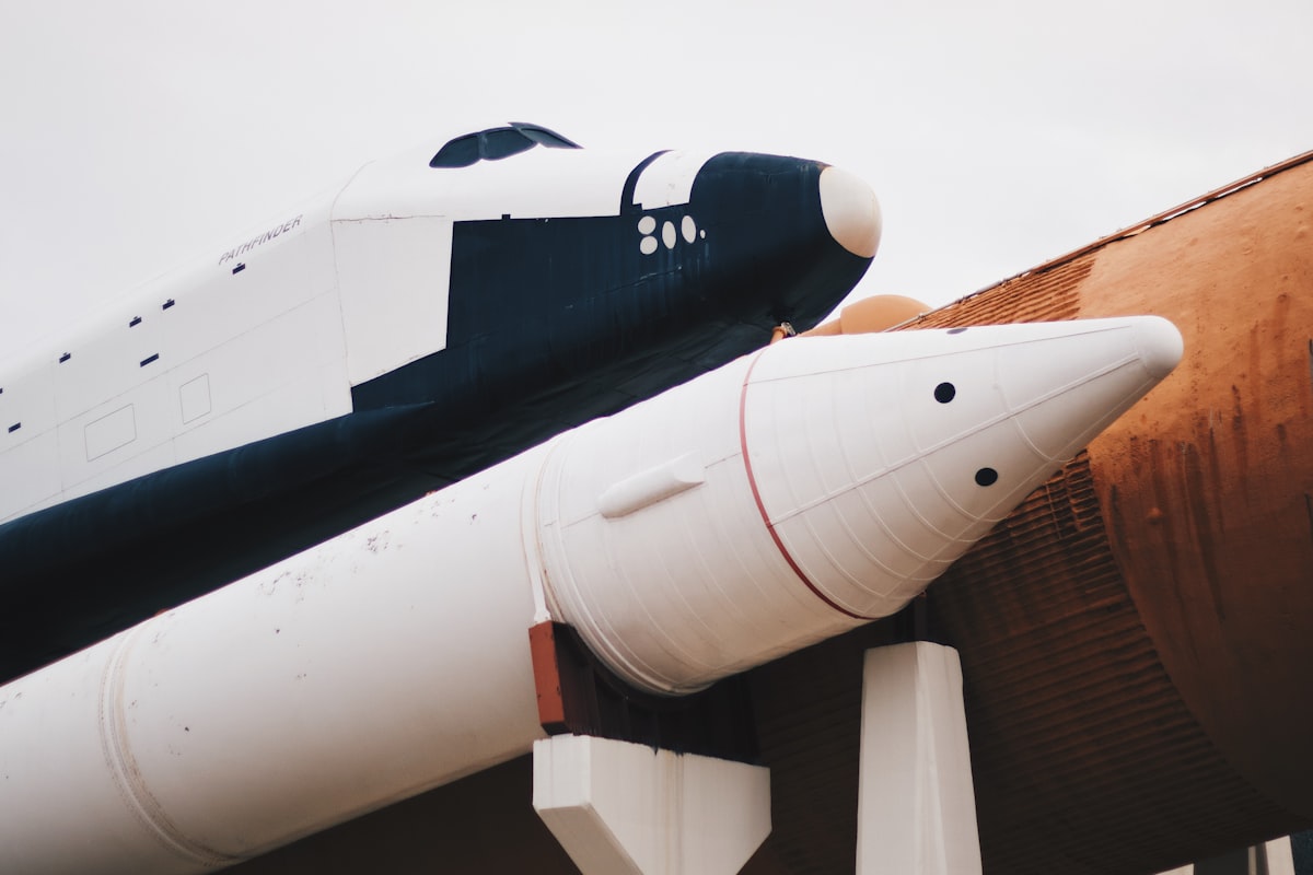 white and brown space ship related to Blast Off to Dreamland: The Ultimate Guide to Rocket Ship Bedding