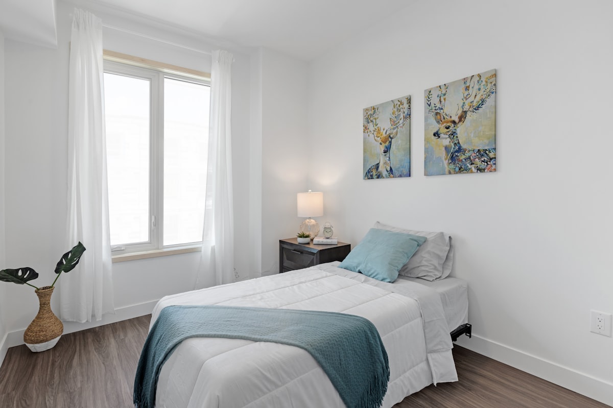 white and gray bed linen related to Madison Park Bedding: Elevating Your Sleep Sanctuary