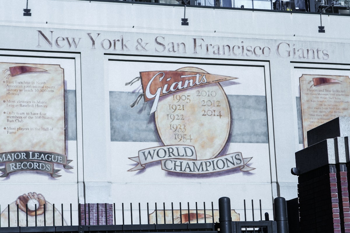 white and red UNKs restaurant signage related to Ultimate Guide to NY Giants Bedding