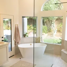 white bathtub near white bathtub related to Shower in Style: Bed Bath & Beyond Shower Curtains