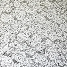 White lace like this used to be popular for tablecloths on special occasions. related to Elegant Touch of White Lace: Exploring the Beauty of White Lace Window Valances