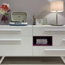 White modern dresser related to 11 Captivating White Mirrored Sideboard Ideas to Elevate Your Home Decor