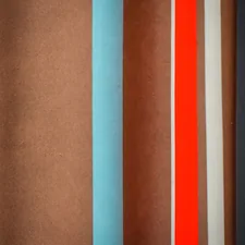 white orange and blue striped textile related to Striped Curtain Valances