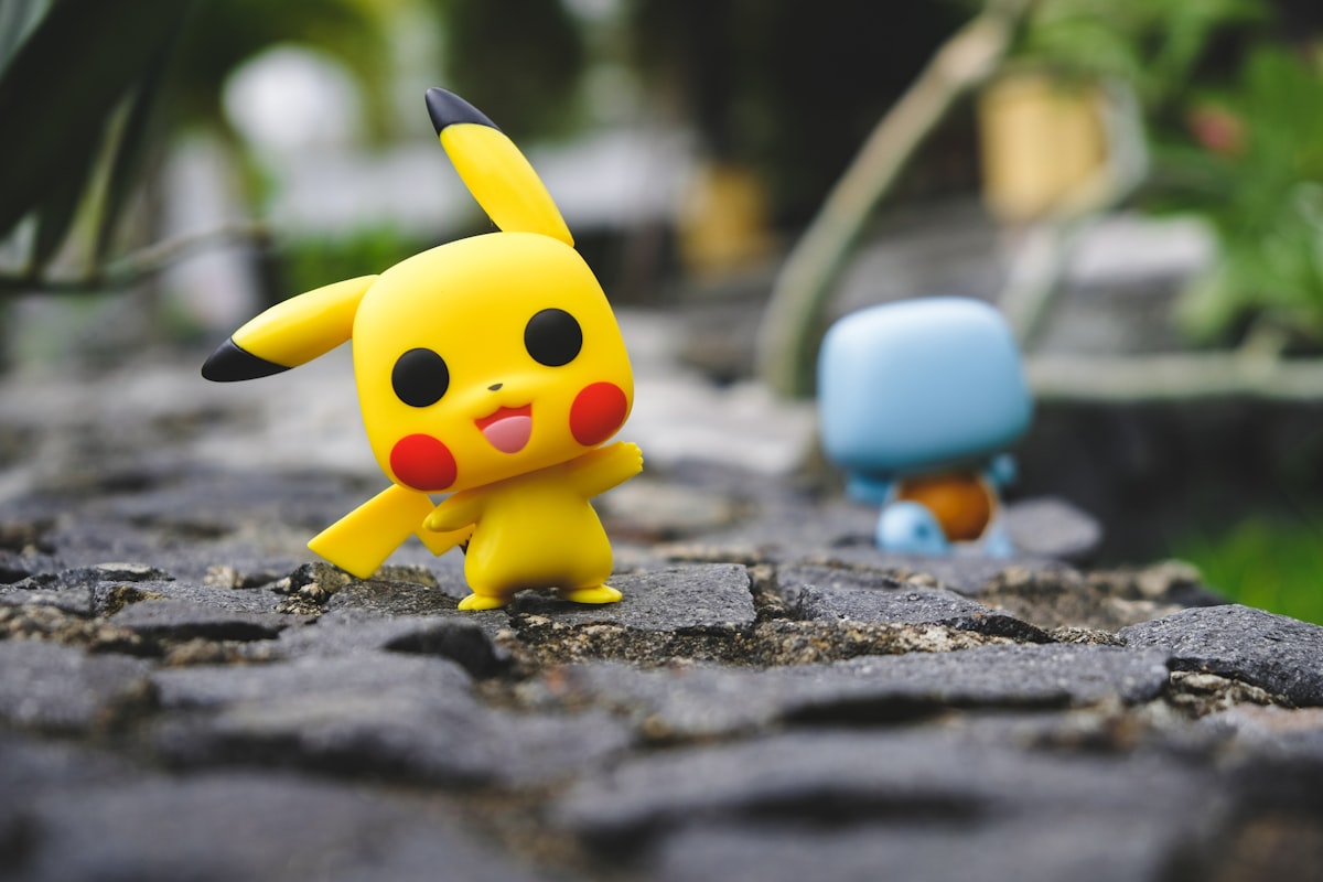 yellow and white pokemon character toy related to Catch the Dream with Pikachu Bed Set