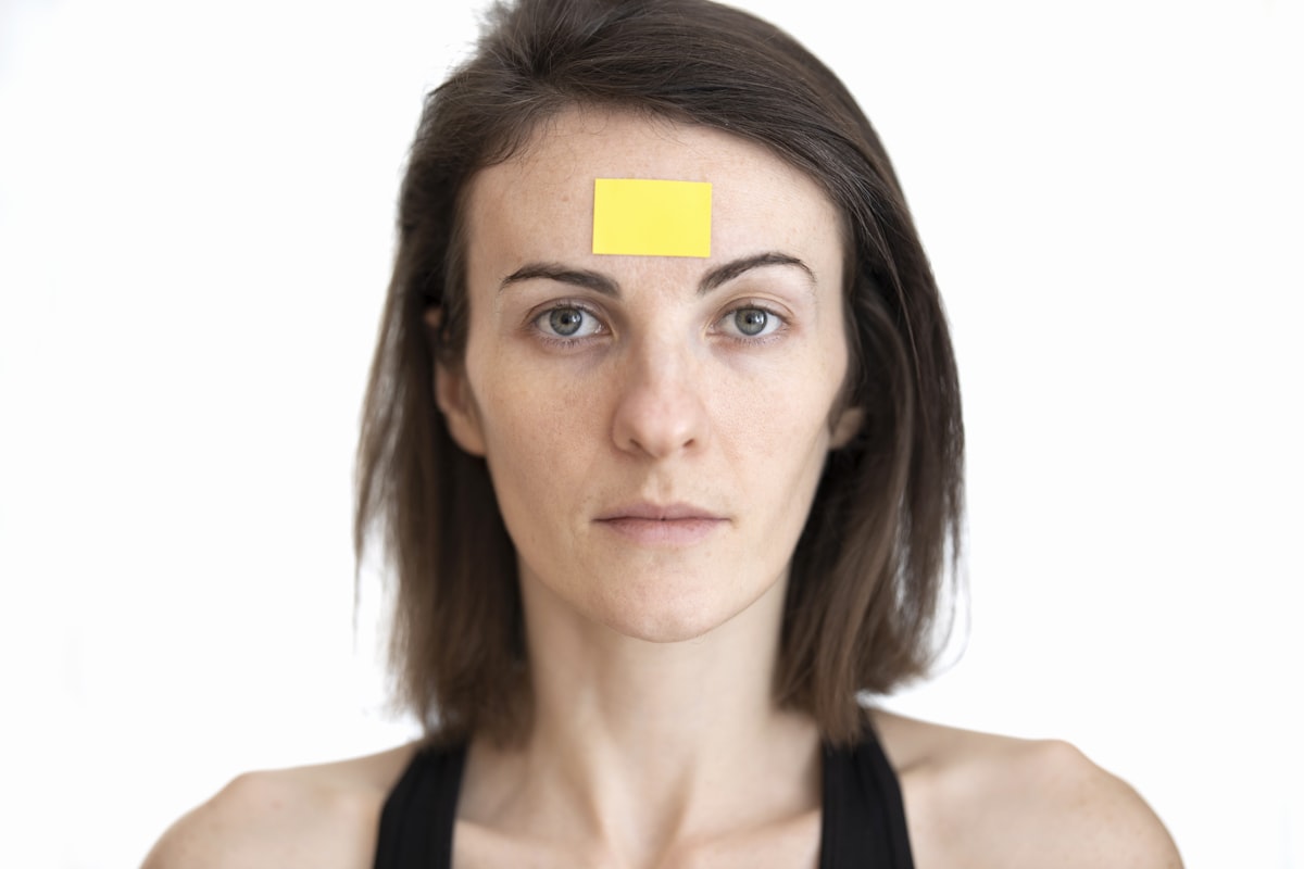 yellow label and woman face related to Coverlet Eye Patch: A Comprehensive Guide