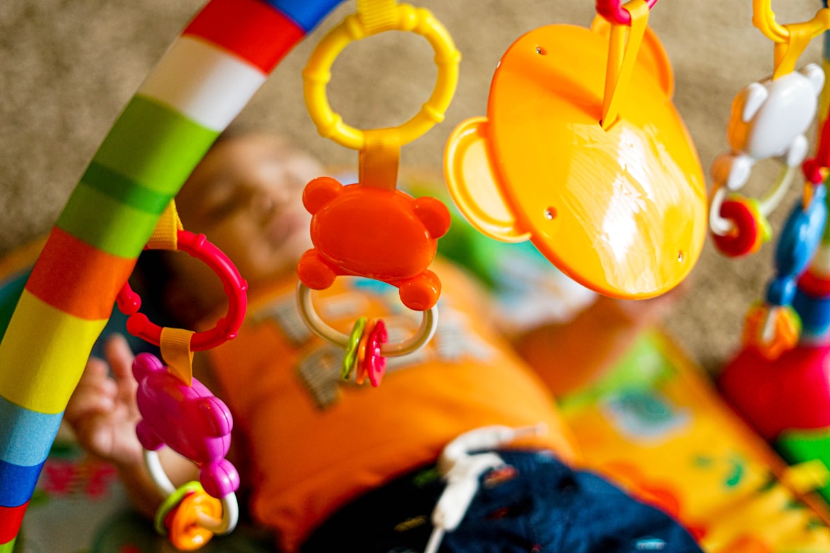 yellow red blue and green beaded accessory related to Exploring Toys 'R' Us Baby Bedding Sets: Comfort and Style for Your Little One