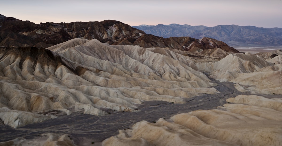 Zabriskie Point related to Exploring the Mystique of Dry River Beds